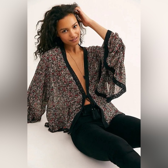 Free People Tops - Free People Lola Ditsy Kimono